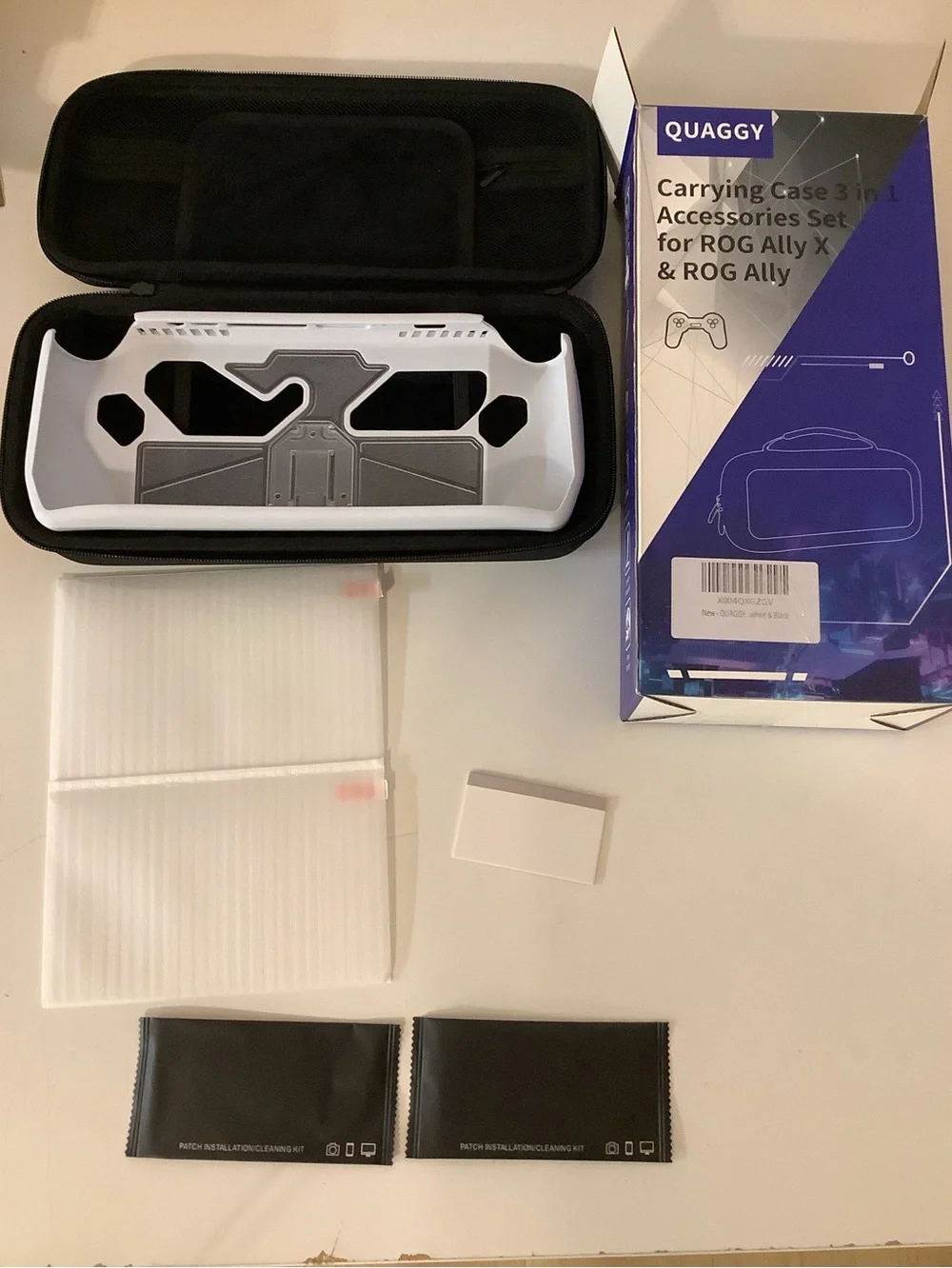 QUAGGY Carrying Case 3 in 1 Accessories Set Compatible W/ ROG Ally X, New in Box